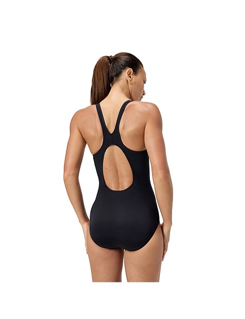 Speedo Womens Placement Muscleback One Piece Swimsuit