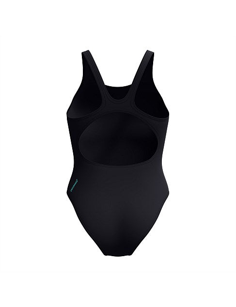 Speedo Womens Placement Muscleback One Piece Swimsuit