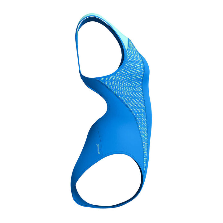 Speedo Womens Placement Laneback One Piece