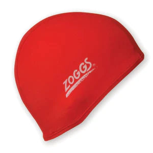 Zoggs Deluxe Stretch Caps Red