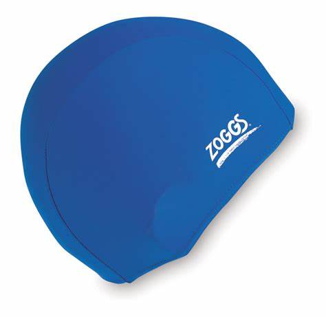 Zoggs Deluxe Stretch Cap Blue