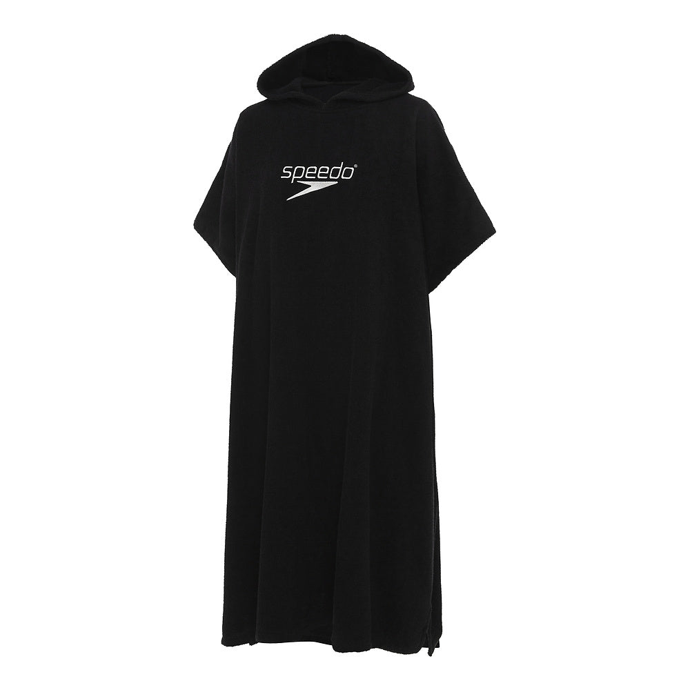Speedo Hooded Towel - Black/White