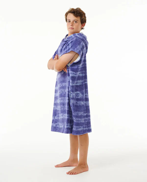 Rip Curl Kids Ocean Blue Tie Dye Hooded Towel