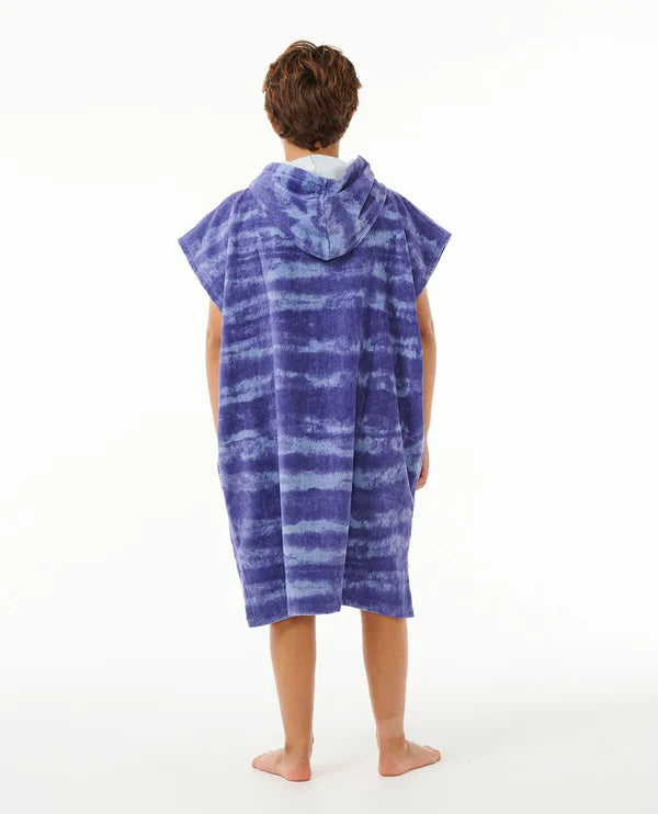 Rip Curl Kids Ocean Blue Tie Dye Hooded Towel