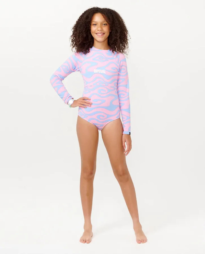 Rip Curl Cosmic Girls UPF Long Sleeve Surf Suit -