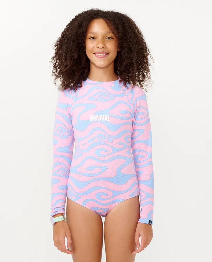 Rip Curl Cosmic Girls UPF Long Sleeve Surf Suit -