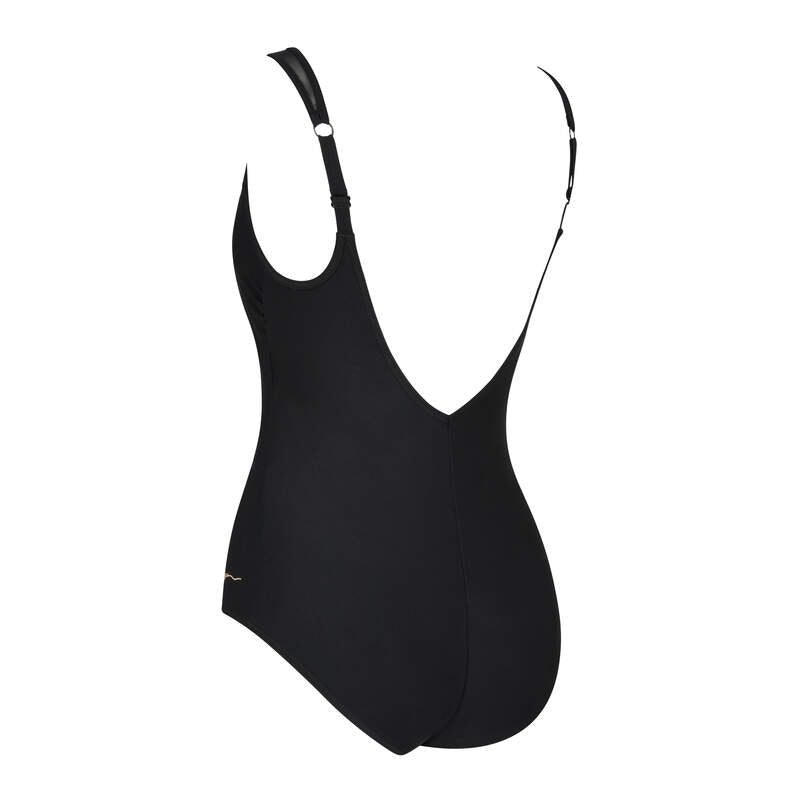 Zoggs Womens Mesh V Back Black