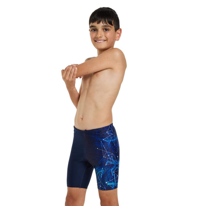 Zoggs Spike Blue Mid Boys Jammer