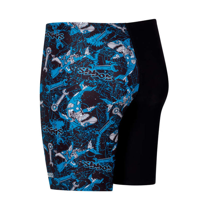 Zoggs Boys Shark Bot Mid Jammer