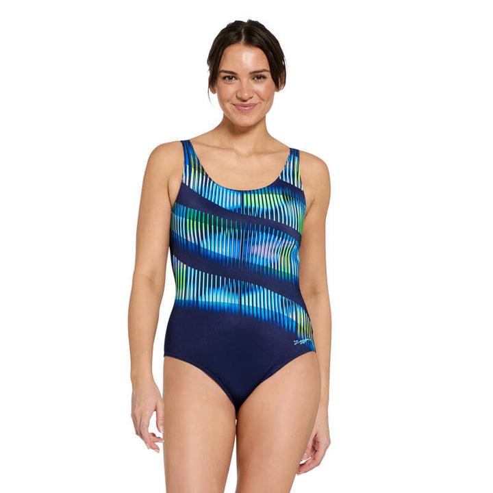 Zoggs Women's Adjustable Scoopback One Piece Swimsuit