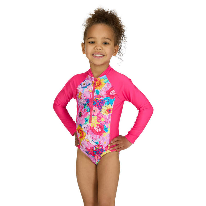 Zoggs Tot Girls Paddle Suit UPF 50+