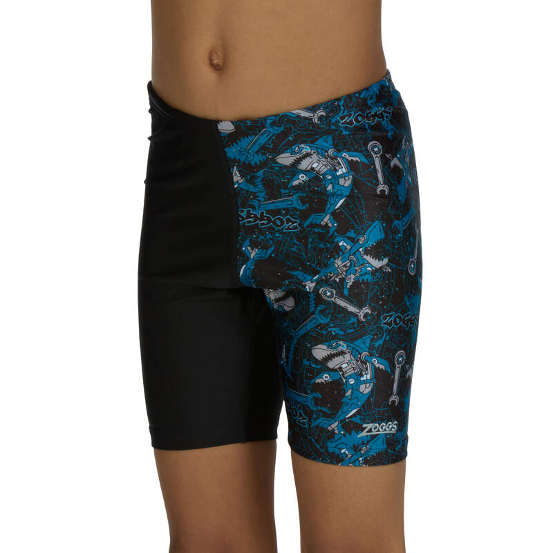 Zoggs Boys Shark Bot Mid Jammer