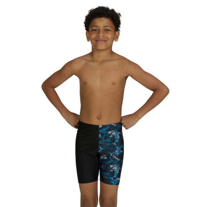 Zoggs Boys Shark Bot Mid Jammer