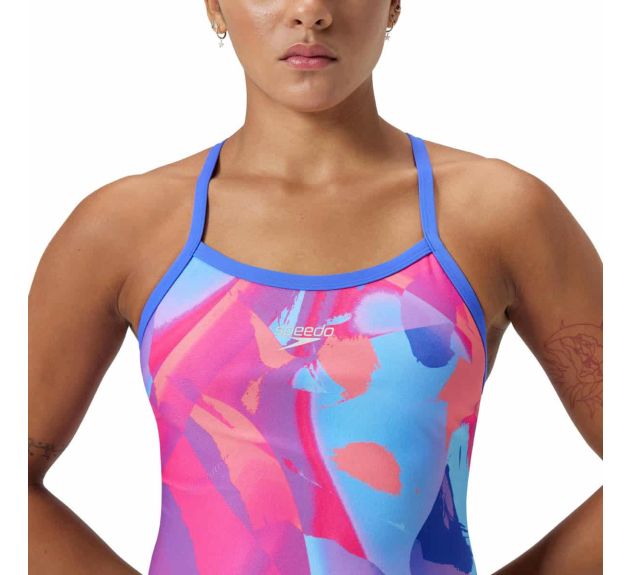 Speedo Womens Turnback Swimsuit