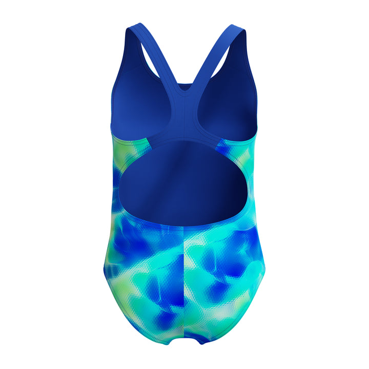 Speedo Junior Girls Allover Print Splashback One Piece