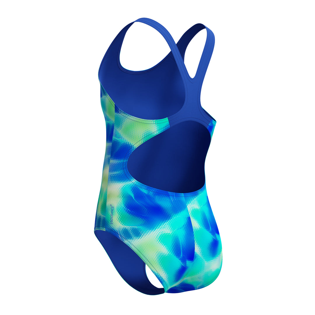Speedo Junior Girls Allover Print Splashback One Piece