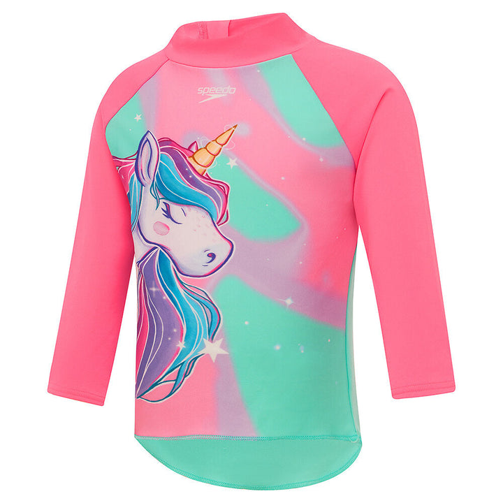 Speedo Tot Girls Magical Unicorn Rash top