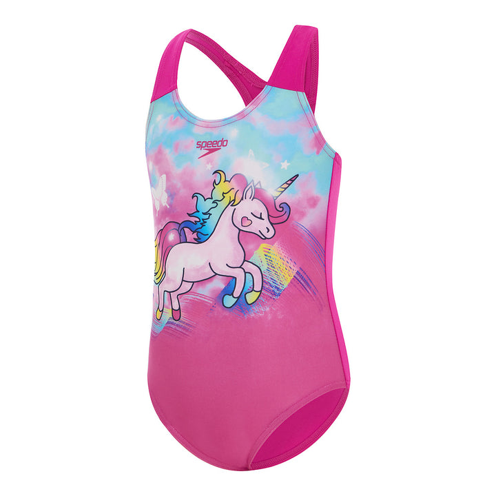 Speedo Tot Girls Unicorn One Piece