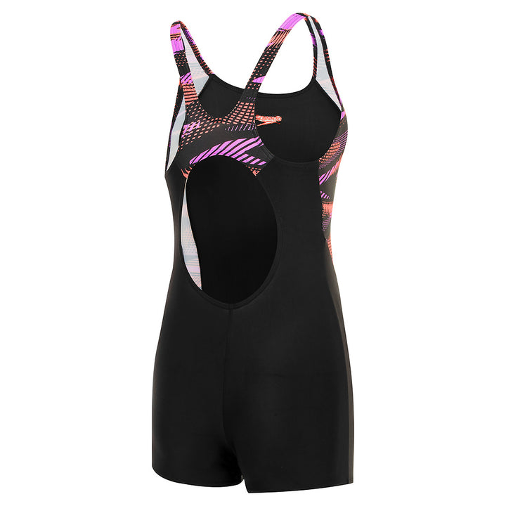 Speedo Girls HyperBoom Splice Legsuit - Coral Sands