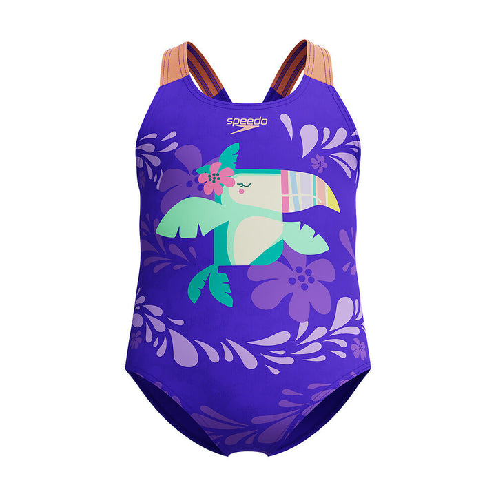 Speedo Tots Girl Toucan Swimsuit One Piece