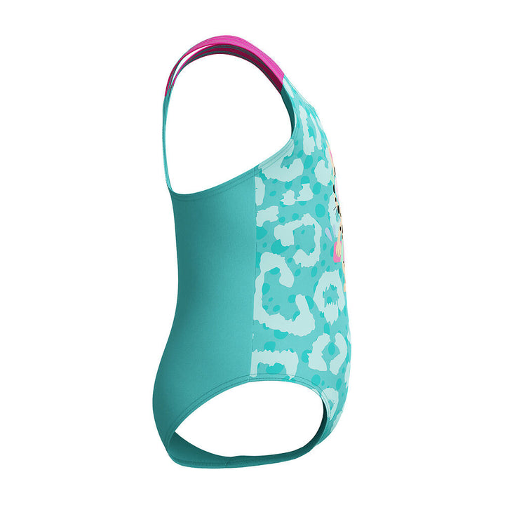 Speedo Tots Cheetah Girl Swimsuit One Piece