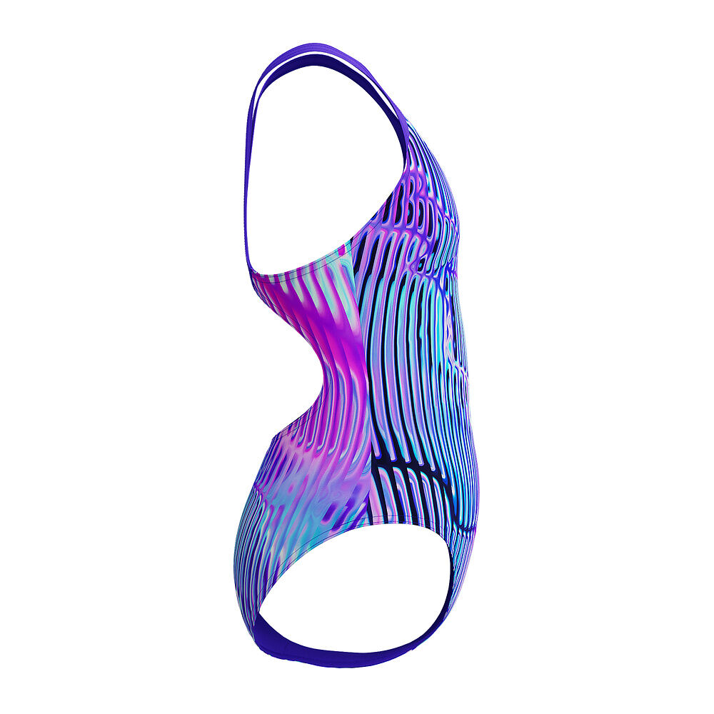 Speedo Junior Girls Digital Allover Splashback One Piece