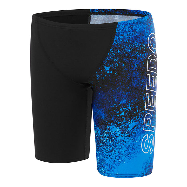 Speedo Junior Boys Incite V-Cut Jammer - Black/Cobalt