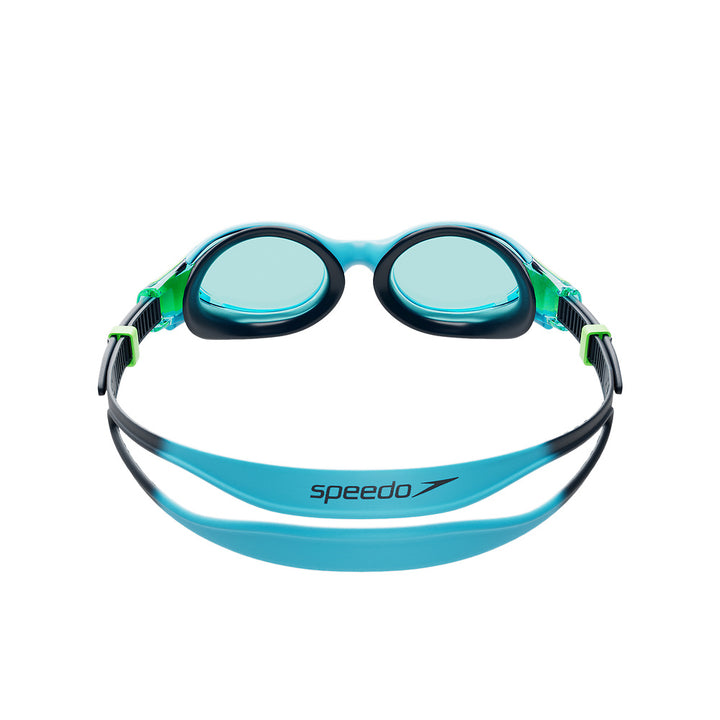 Speedo Biofuse 2.0 Junior Goggle - Hypersonic Blue/True Navy/Lumo Green/Blue