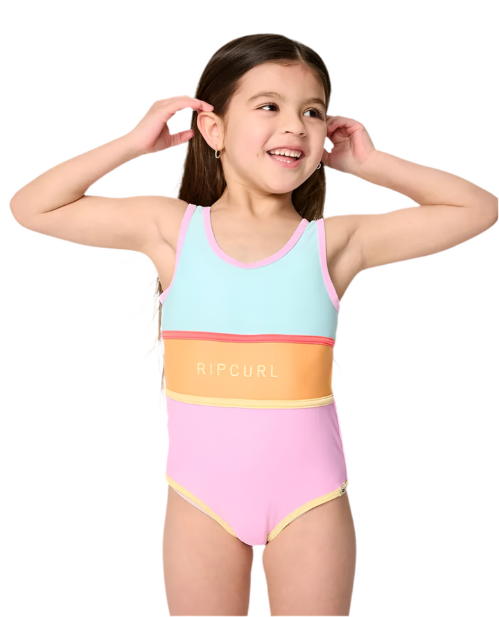 Rip Curl Island Days 1 Piece Swimsuit – Girls (1-8 Years)