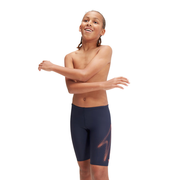 Speedo Boys Boom Placement Jammer - True Navy/Volcanic