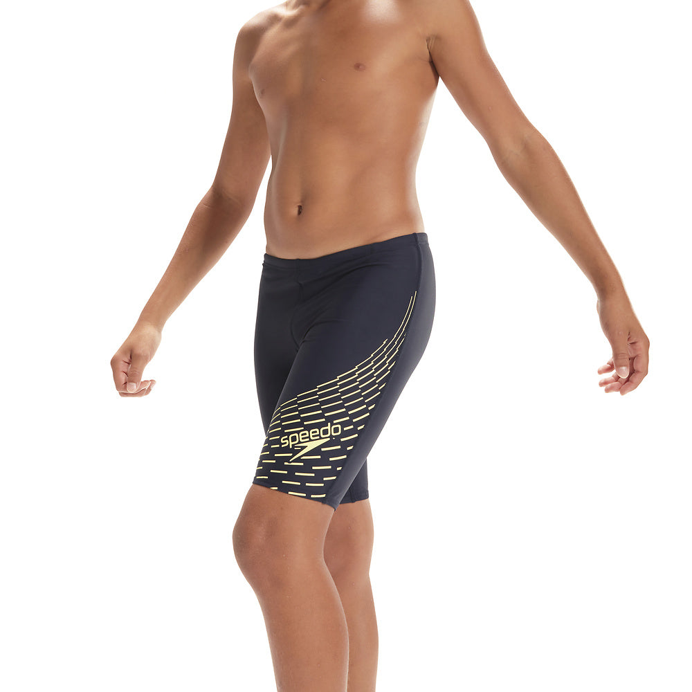 Speedo Boys Medley Logo Jammer - True Navy/Spritz