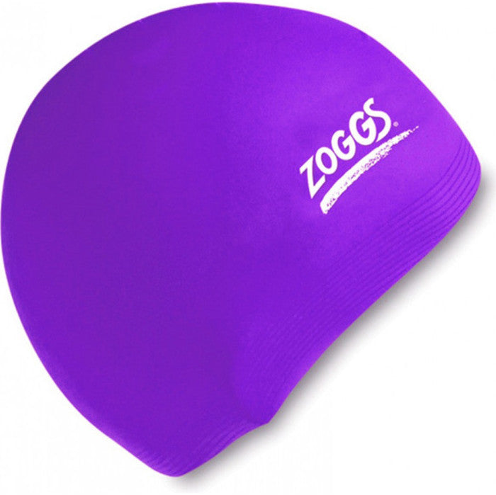 Zoggs Silicone Cap - Assorted Colours (Red / Black / Royal Blue / Pink / Purple)