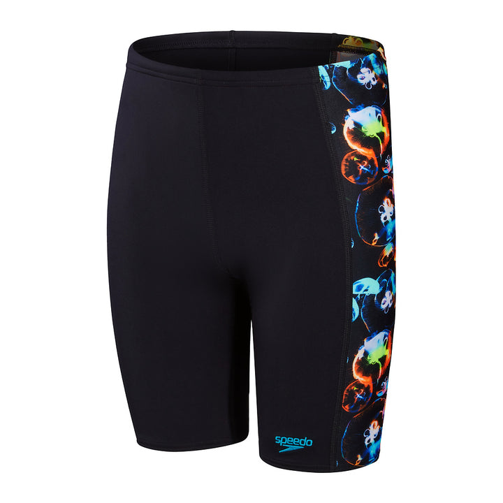 Speedo Boys Digital Allover Jammer - Black/Hypersonic