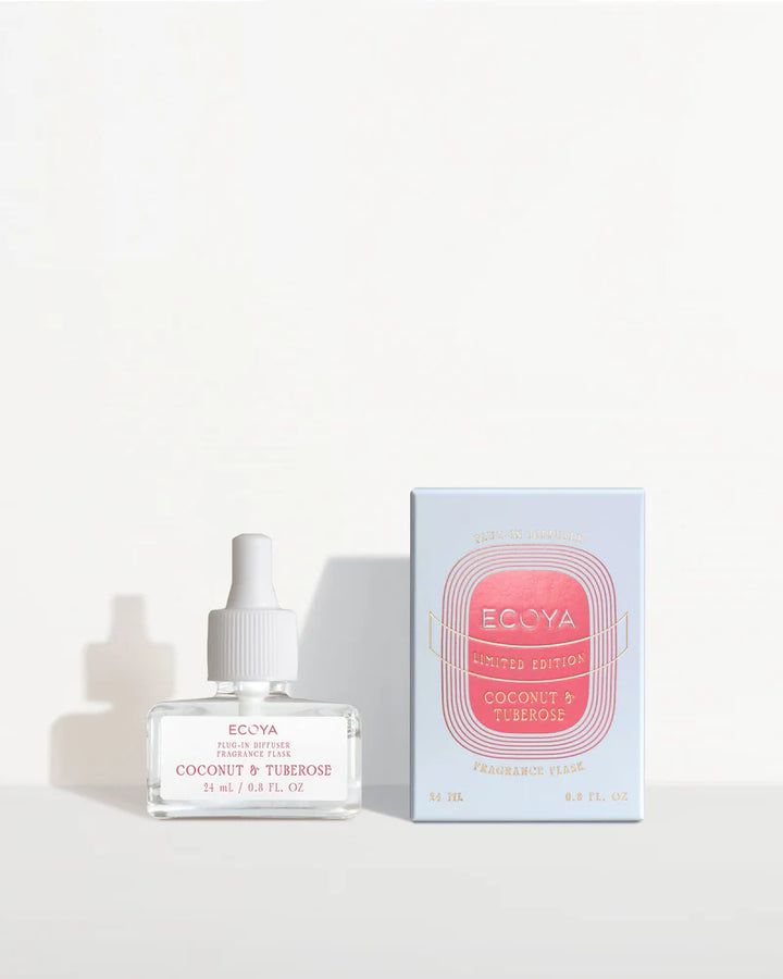 Ecoya Coconut & Tuberose Plug-In Diffuser Fragrance Flask