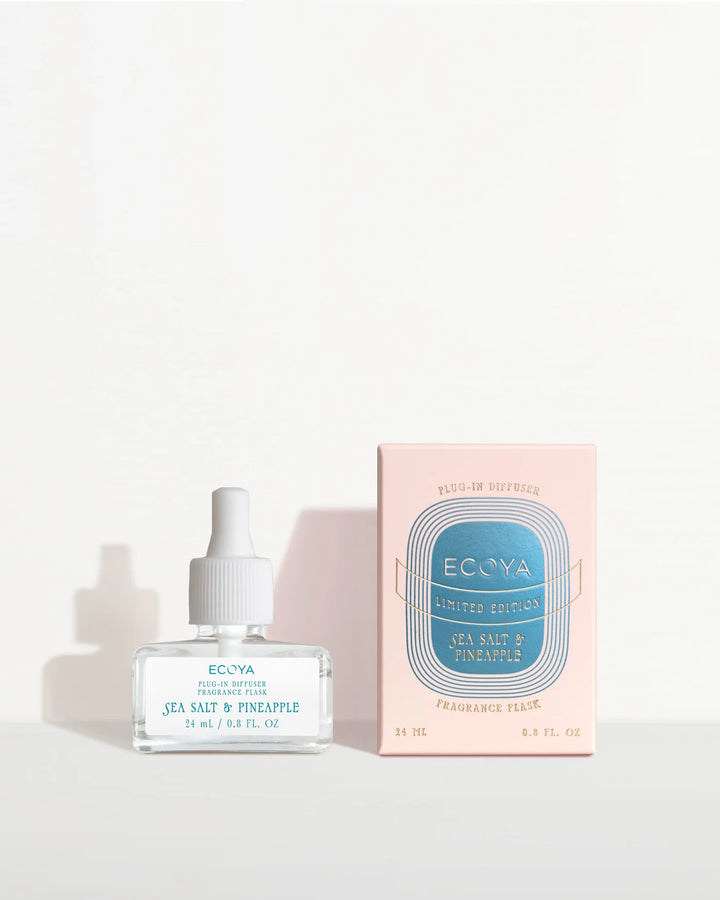 Ecoya  Sea Salt & Pineapple Plug-In Diffuser Fragrance Flask