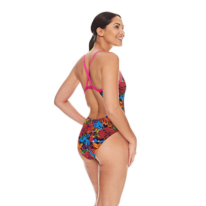 Zoggs Flower Pop Tri Back