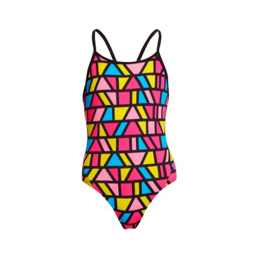 Funkita Girls Gee Up Diamond Back One Piece