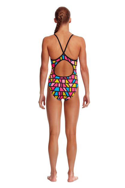 Funkita Girls Gee Up Diamond Back One Piece