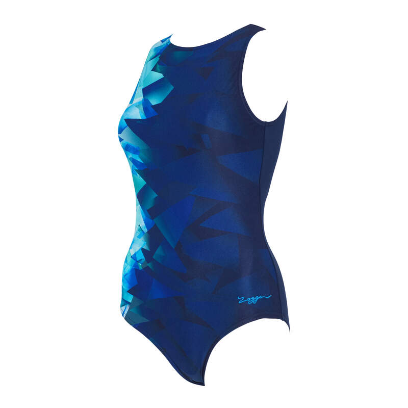 Zoggs Aqua Digital Womens  Hi Front swimsuit