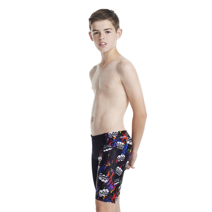 Speedo Junior Boys Skull Print V-Cut Jammer