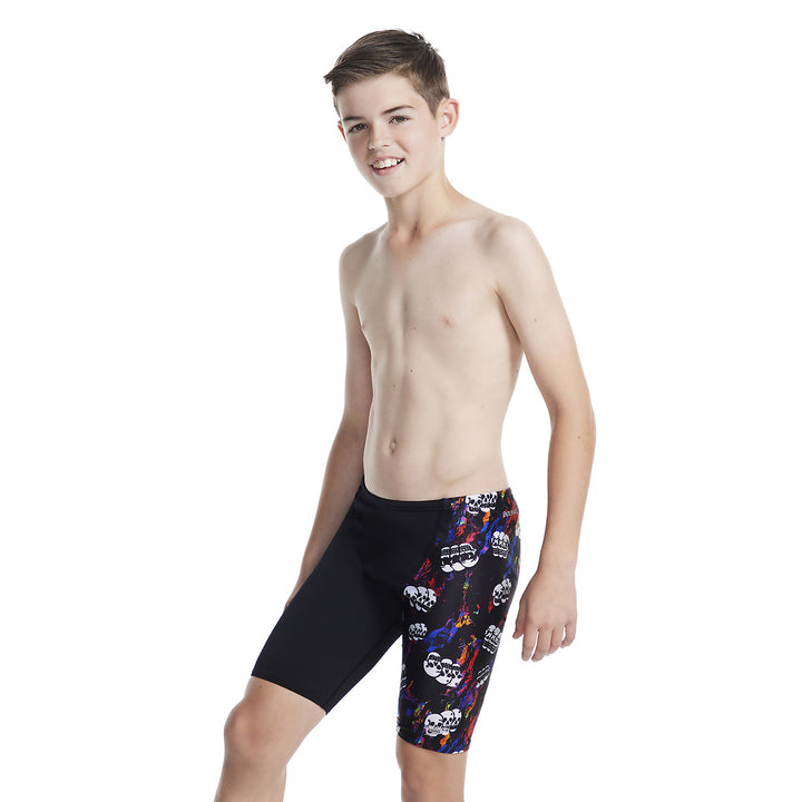 Speedo Junior Boys Skull Print V-Cut Jammer