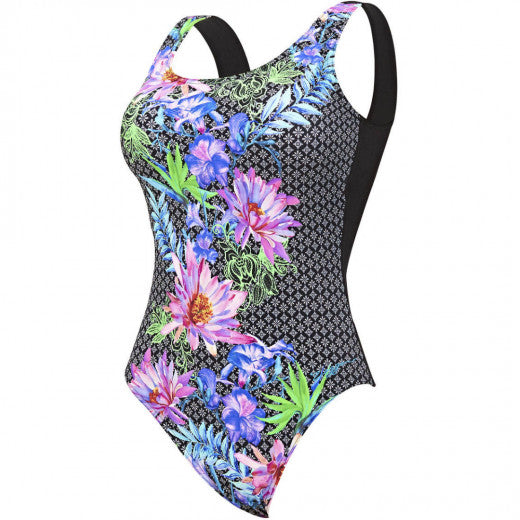 Zoggs Mystique Scoopback Swimsuit with Tummy Control