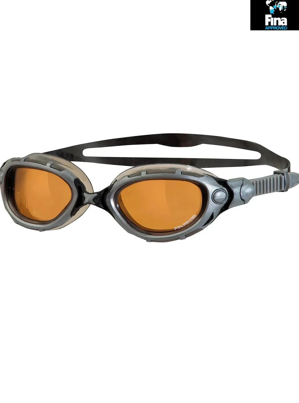 Zoggs Predator Polarised Flex Silver