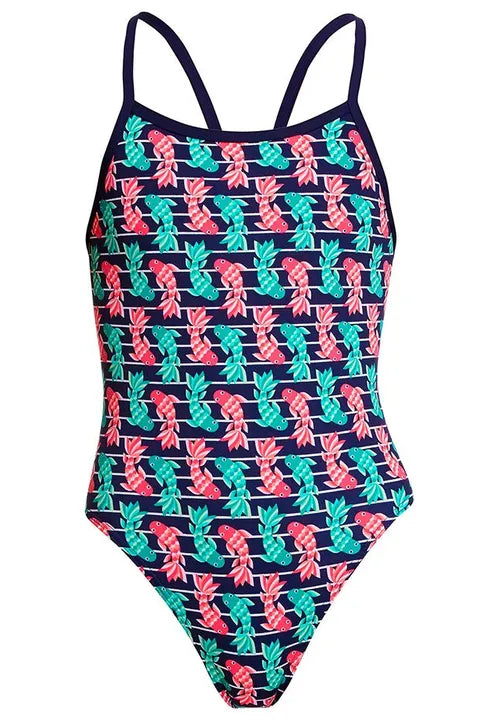 Funkita Fish Taco Girls Single Strap One Piece