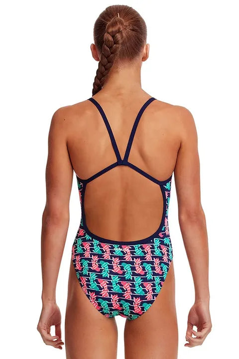 Funkita Fish Taco Girls Single Strap One Piece