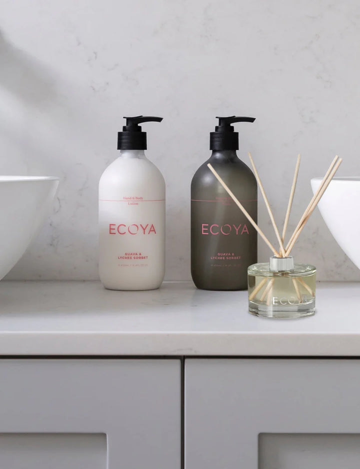 ECOYA Guava & Lychee Sorbet Essentials Gift Set