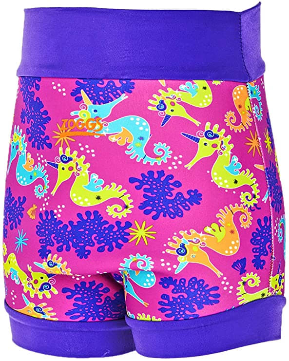 Zoggs Neoprene Swim Nappy Unicorn Sea Horse