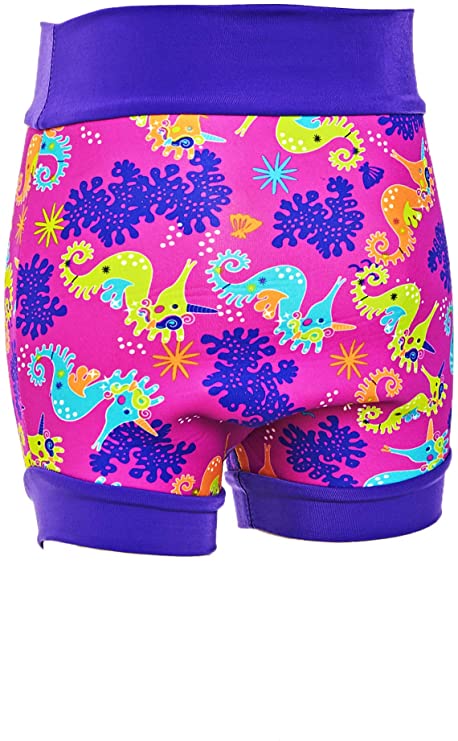 Zoggs Neoprene Swim Nappy Unicorn Sea Horse