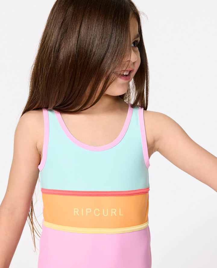 Rip Curl Island Days 1 Piece Swimsuit – Girls (1-8 Years)