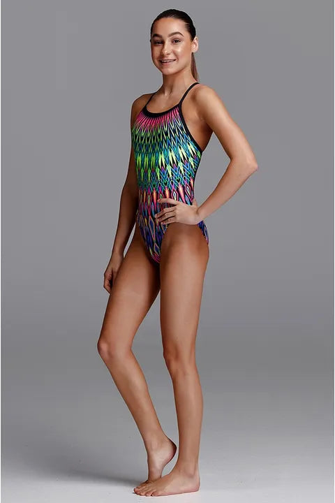 Funkita Spear Head Girls Single Strap One Piece